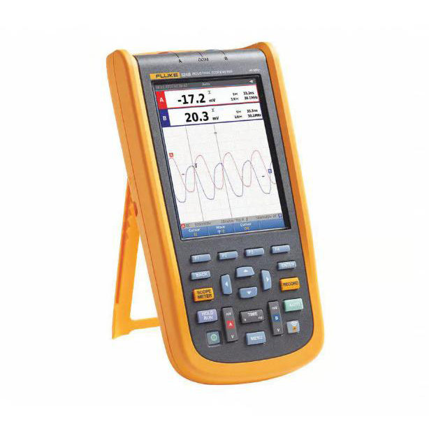 Máy hiện sóng cầm tay FLUKE-124B/INT (40Mhz, 2CH) 3 Máy hiện sóng cầm tay FLUKE-124B/INT (40Mhz, 2CH)