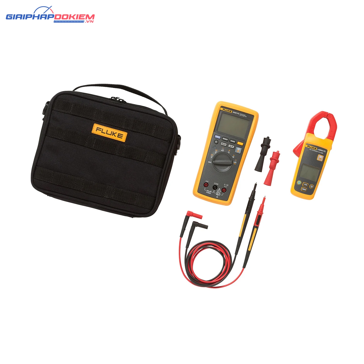Bộ thiết bị đo điện FLUKE FLK-A3000FC KIT (Fluke-A3000FC KIT, AC 400.0 A) 2 Bộ thiết bị đo điện FLUKE FLK-A3000FC KIT (Fluke-A3000FC KIT, AC 400.0 A)