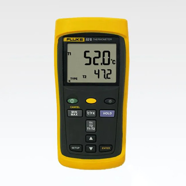 Thiết bị đo nhiệt độ tiếp xúc 2 kênh FLUKE-52-2 50HZ (Fluke-52 II) 3 Thiết bị đo nhiệt độ tiếp xúc 2 kênh FLUKE-52-2 50HZ (Fluke-52 II)
