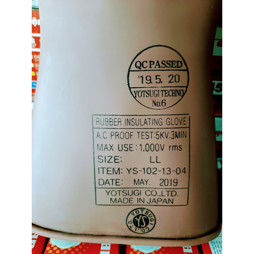Găng Tay Cách Điện Hạ Thế Yotsugi YS102-13-04 (1000V) 10 Găng Tay Cách Điện Hạ Thế Yotsugi YS102-13-04 (1000V) - Ảnh 5