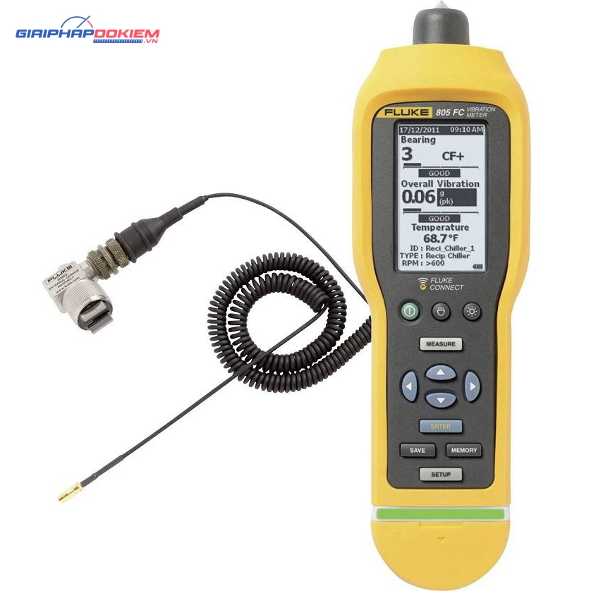 Thiết bị đo độ rung FLUKE-805 FC 3 Thiết bị đo độ rung FLUKE-805 FC