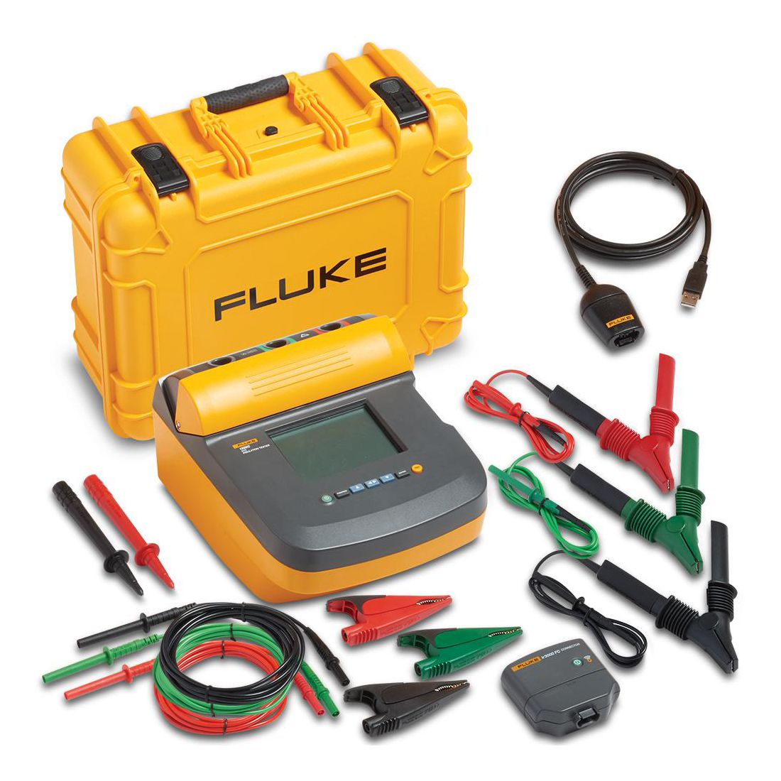 Máy đo điện trở cách điện FLUKE-1555 FC KIT (10kV, 2TΩ, Chứng chỉ hiệu chuẩn, hộp cứng IP67, ir3000 FC) 3 Máy đo điện trở cách điện FLUKE-1555 FC KIT (10kV, 2TΩ, Chứng chỉ hiệu chuẩn, hộp cứng IP67, ir3000 FC)