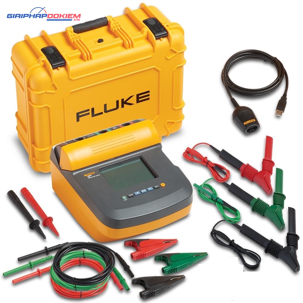 Máy đo điện trở cách điện FLUKE-1555/KIT (10kV, 2TΩ, Chứng chỉ hiệu chuẩn, hộp cứng IP67) 2 Máy đo điện trở cách điện FLUKE-1555/KIT (10kV, 2TΩ, Chứng chỉ hiệu chuẩn, hộp cứng IP67)