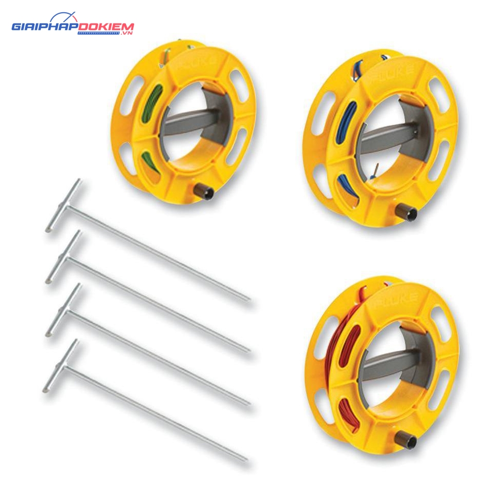 Bộ cọc và dây đo điện trở đất 4 cực FLUKE ES-162P4-2 4 Bộ cọc và dây đo điện trở đất 4 cực FLUKE ES-162P4-2 - Ảnh 2