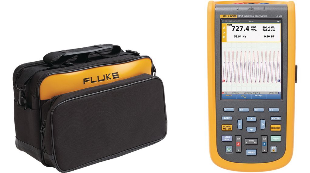 Máy hiện sóng cầm tay FLUKE-125B/INT/S (40Mhz, 2CH,kẹp dòng 400A, FlukeView) 7 Máy hiện sóng cầm tay FLUKE-125B/INT/S (40Mhz, 2CH,kẹp dòng 400A, FlukeView)