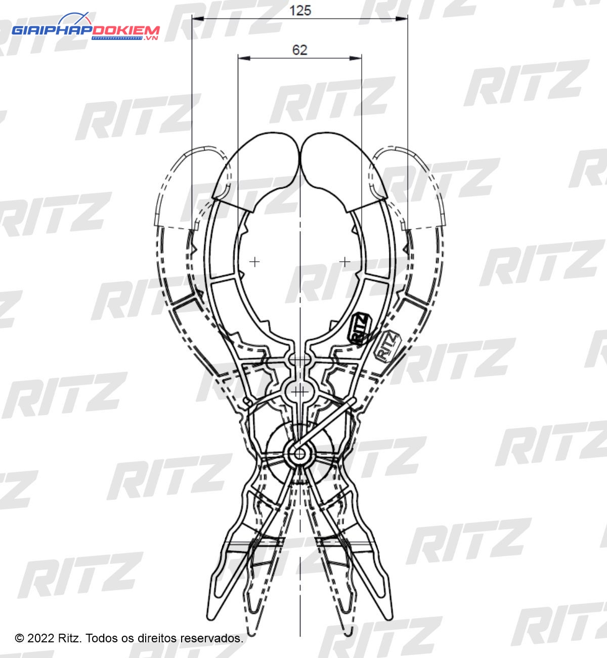 Kẹp Thảm Terex Ritz FLV16886-1 7 Kẹp Thảm Terex Ritz FLV16886-1 - Ảnh 3