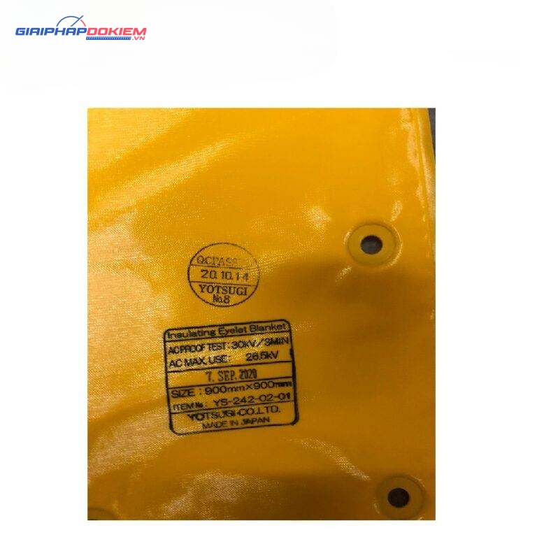 Thảm Nhựa Cách Điện Đục Lỗ Yotsugi YS242-02-01 (26.5kV) 3 Thảm Nhựa Cách Điện Đục Lỗ Yotsugi YS242-02-01 (26.5kV)