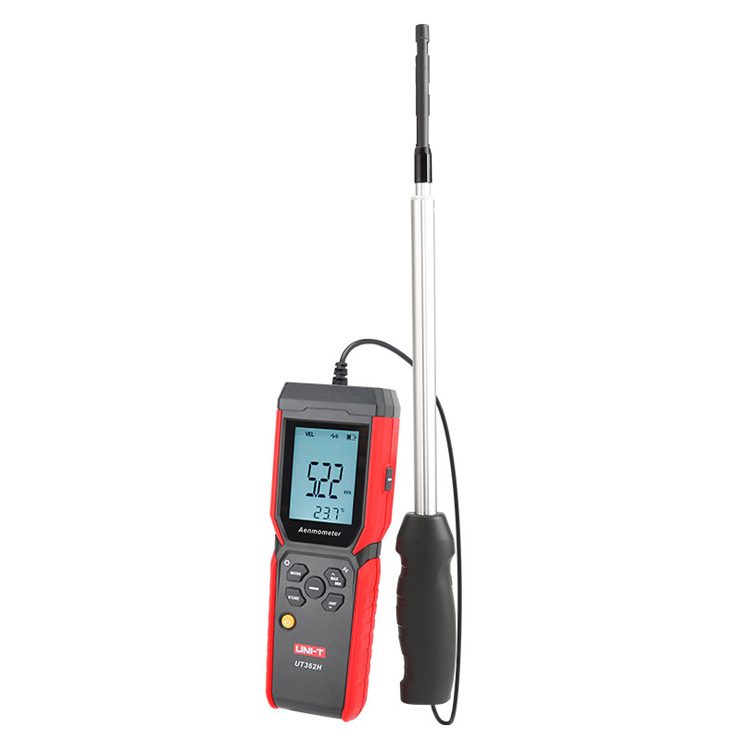 Máy đo tốc độ, lưu lượng gió ống thông gió Uni-T UT362H 1 Máy đo tốc độ, lưu lượng gió ống thông gió Uni-T UT362H