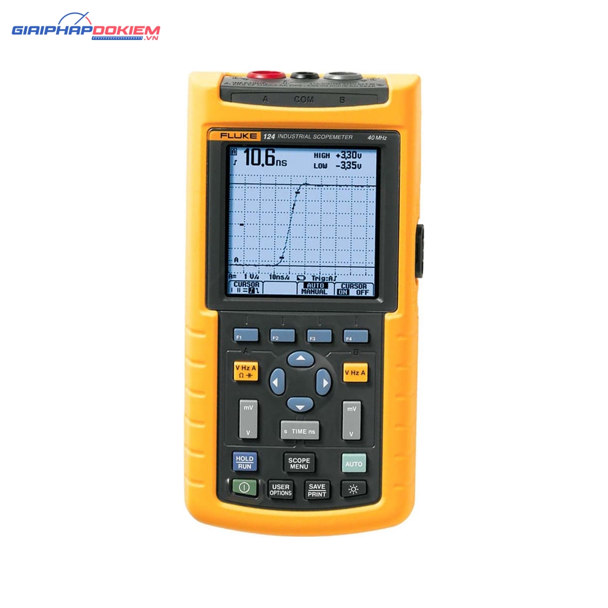 Máy hiện sóng cầm tay Fluke 124 (40Mhz, 2CH) 3 Máy hiện sóng cầm tay Fluke 124 (40Mhz, 2CH)