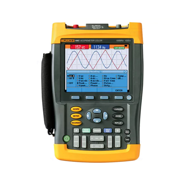 Máy hiện sóng số cầm tay Fluke 196C (100Mhz, 1GSa/s, 2CH) 3 Máy hiện sóng số cầm tay Fluke 196C (100Mhz, 1GSa/s, 2CH)