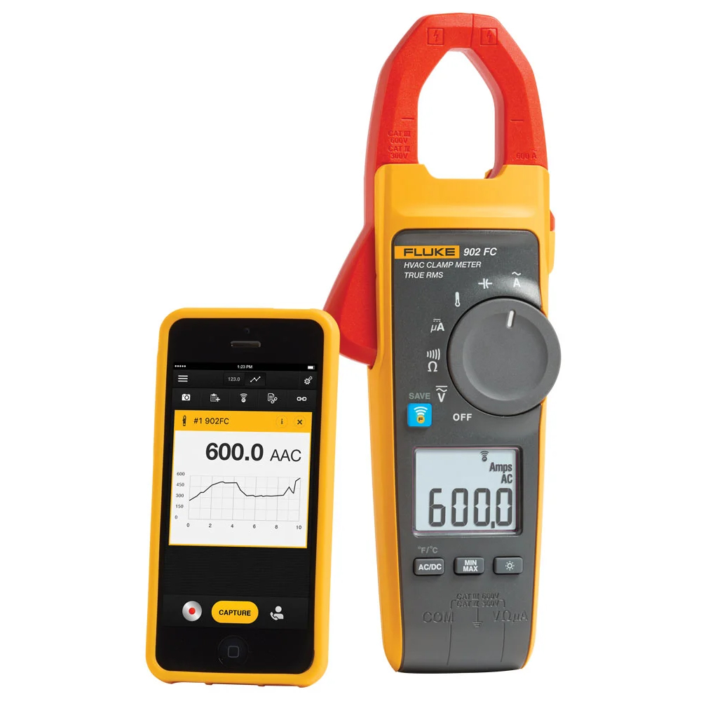 Ampe kìm AC Fluke 902 (True Rms, 600A) 4 Ampe kìm AC Fluke 902 (True Rms, 600A) - Ảnh 2