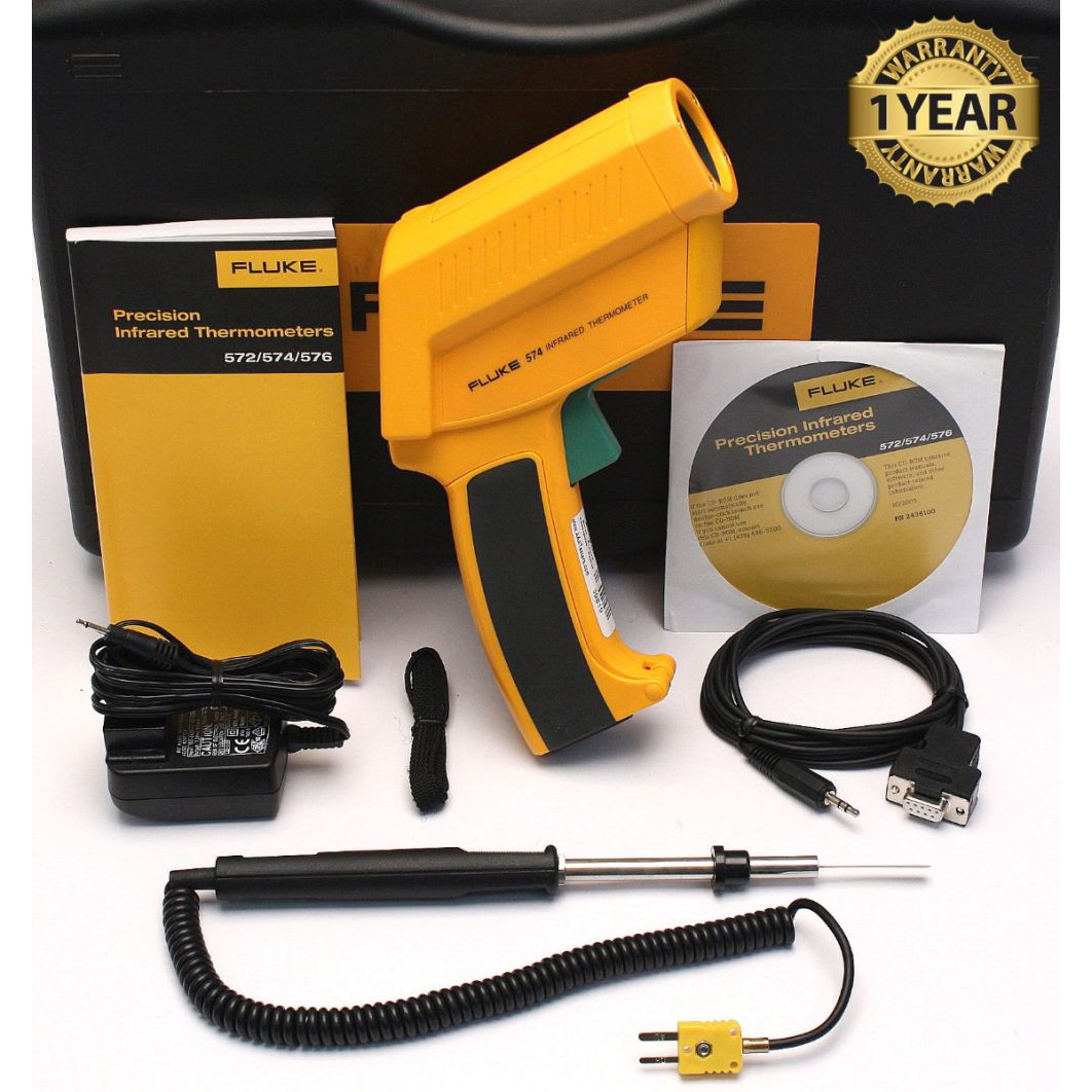 Súng đo nhiệt độ bằng hồng ngoại Fluke-574-CF (900℃, SW CLOSE FOCUS) 2 Súng đo nhiệt độ bằng hồng ngoại Fluke-574-CF (900℃, SW CLOSE FOCUS)