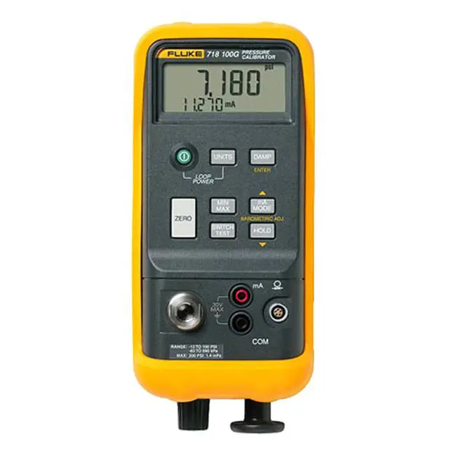 Máy hiệu chuẩn áp suất FLUKE 718 100G (100psi, 7bar, 689.48 kpa, bơm tay) 2 Máy hiệu chuẩn áp suất FLUKE 718 100G (100psi, 7bar, 689.48 kpa, bơm tay)