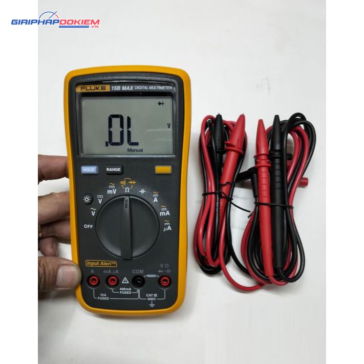 Đồng hồ vạn năng FLUKE 17B MAX KIT (1000V, 0.5%+3, IP40) 4 Đồng hồ vạn năng FLUKE 17B MAX KIT (1000V, 0.5%+3, IP40) - Ảnh 2