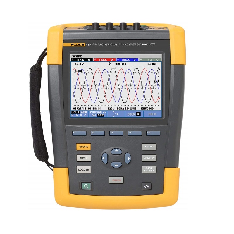 Máy Phân Tích Chất Lượng Điện Và Năng Lượng Điện Ba Pha - FLUKE 435-II 6 Máy Phân Tích Chất Lượng Điện Và Năng Lượng Điện Ba Pha - FLUKE 435-II