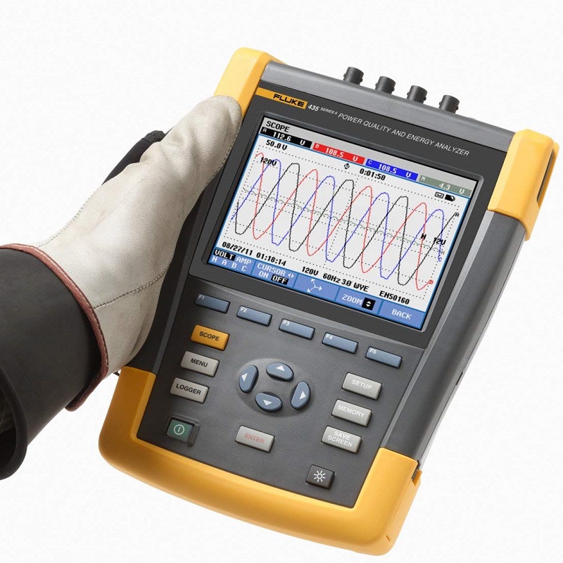 Máy Phân Tích Chất Lượng Điện Và Năng Lượng Điện Ba Pha - FLUKE 435-II 10 Máy Phân Tích Chất Lượng Điện Và Năng Lượng Điện Ba Pha - FLUKE 435-II - Ảnh 5
