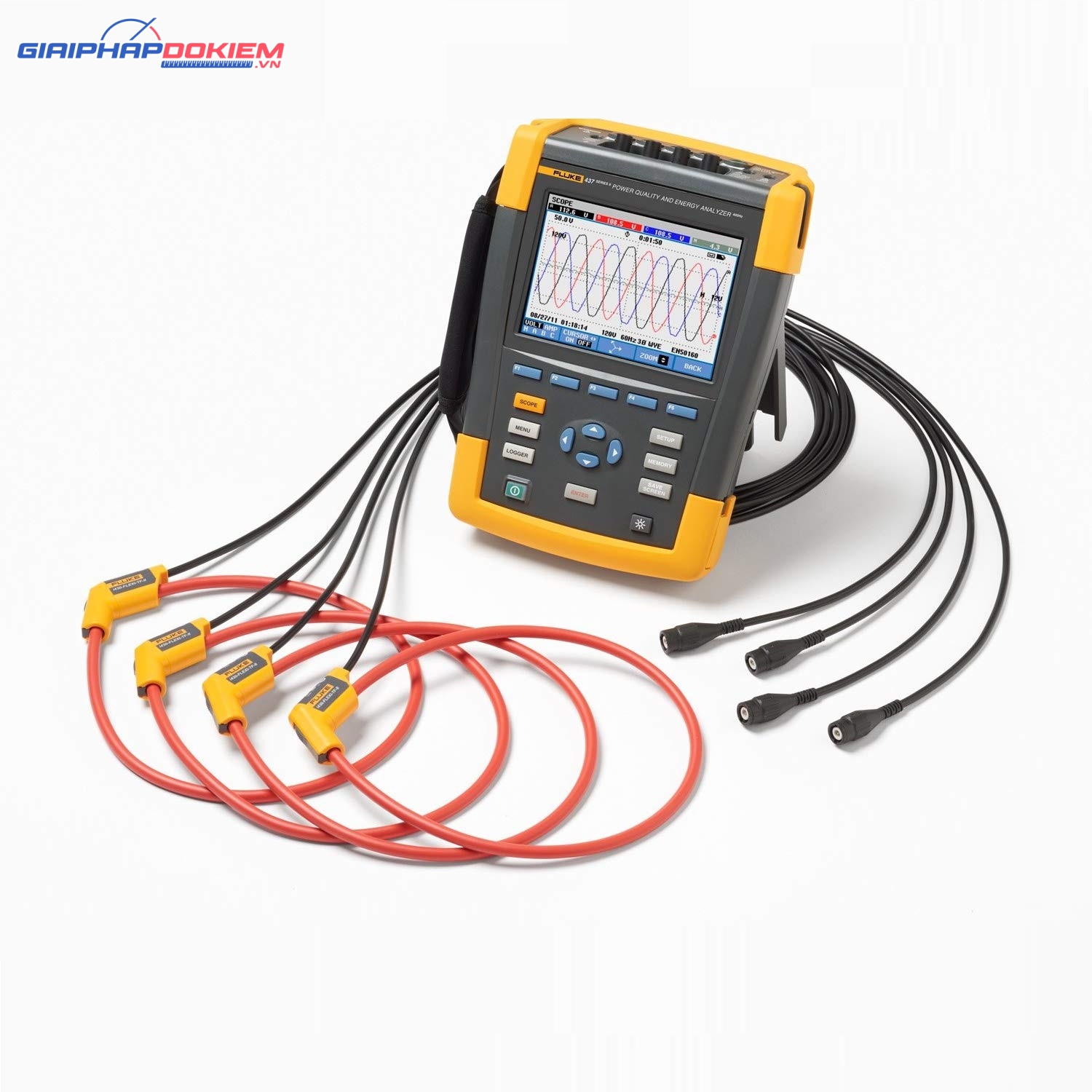 Thiết Bị Phân Tích Năng Lượng Và Chất Lượng Điện - FLUKE 437-II 5 Thiết Bị Phân Tích Năng Lượng Và Chất Lượng Điện - FLUKE 437-II - Ảnh 3