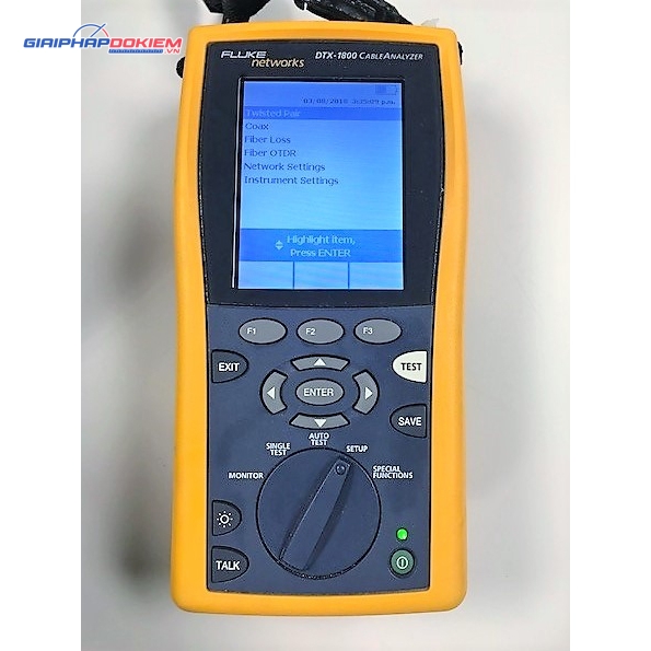 Máy phân tích,kiểm tra cáp Fluke DTX-1800 3 Máy phân tích,kiểm tra cáp Fluke DTX-1800