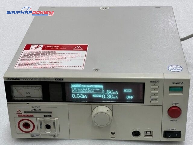 Thiết bị kiểm tra điện áp chịu đựng KIKUSUI TOS5302 (AC Hipot tester) 11 Thiết bị kiểm tra điện áp chịu đựng KIKUSUI TOS5302 (AC Hipot tester) - Ảnh 4