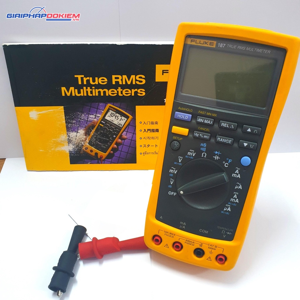 Đồng hồ vạn năng FLUKE 187 (True-rms) 4 Đồng hồ vạn năng FLUKE 187 (True-rms) - Ảnh 2