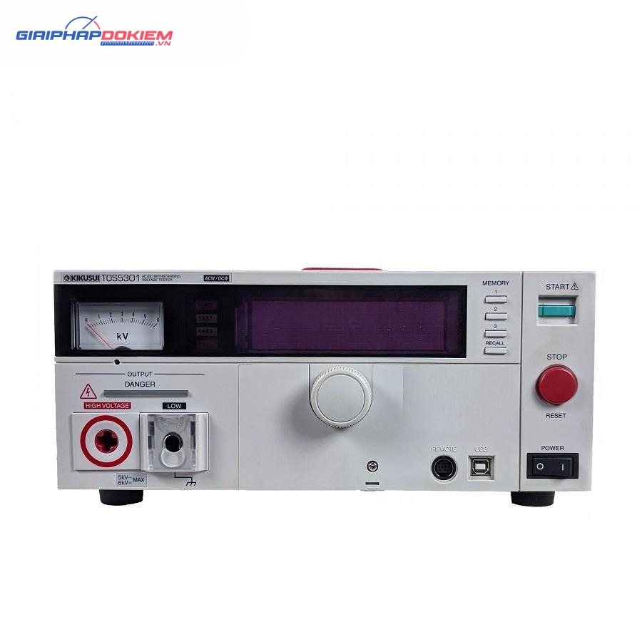 Thiết bị kiểm tra điện áp chịu đựng KIKUSUI TOS5301 (AC/DC Hipot tester) 5 Thiết bị kiểm tra điện áp chịu đựng KIKUSUI TOS5301 (AC/DC Hipot tester) - Ảnh 2