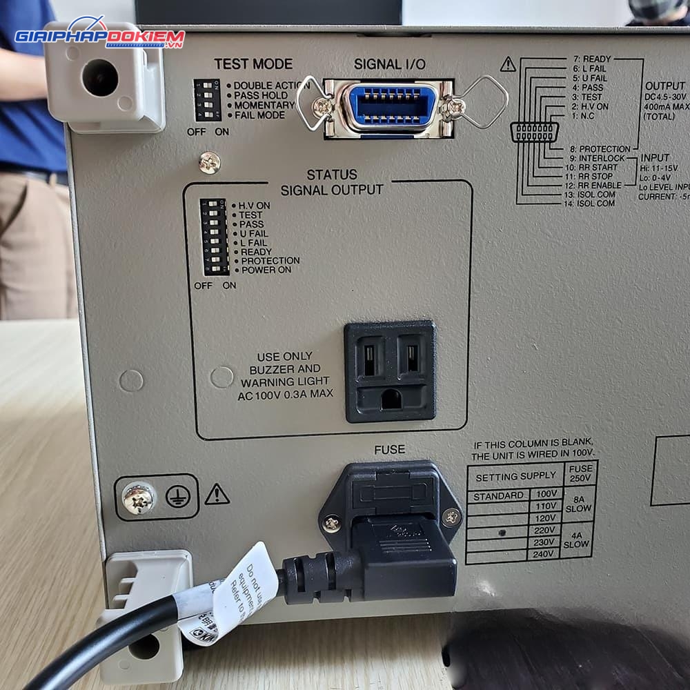 Thiết bị kiểm tra điện áp chịu đựng KIKUSUI TOS5101 (AC/DC Hipot tester) 10 Thiết bị kiểm tra điện áp chịu đựng KIKUSUI TOS5101 (AC/DC Hipot tester) - Ảnh 5