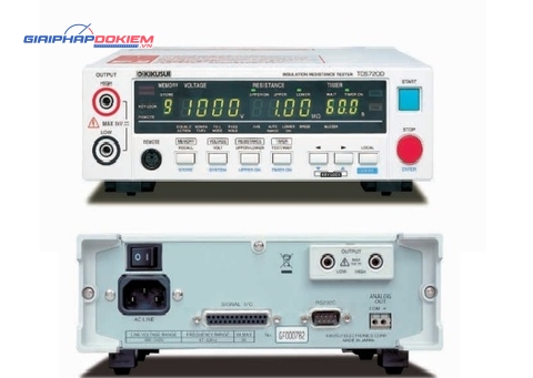 Thiết bị kiểm tra điện trở cách điện KIKUSUI TOS7200 (Insulation resistance tester) 6 Thiết bị kiểm tra điện trở cách điện KIKUSUI TOS7200 (Insulation resistance tester) - Ảnh 2