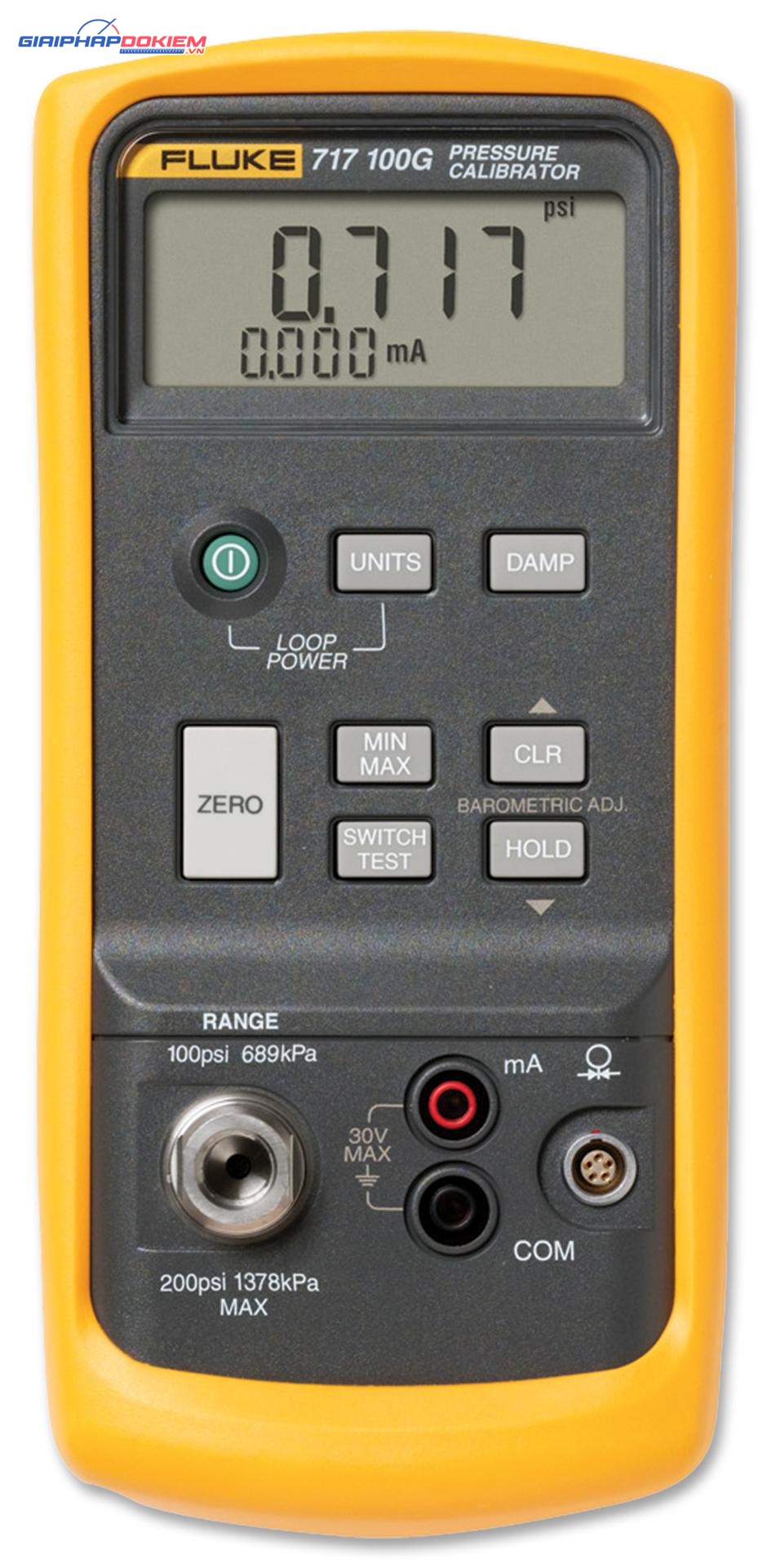 Máy hiệu chuẩn áp suất FLUKE-717 100G (100 psi, 7 bar) 7 Máy hiệu chuẩn áp suất FLUKE-717 100G (100 psi, 7 bar) - Ảnh 2