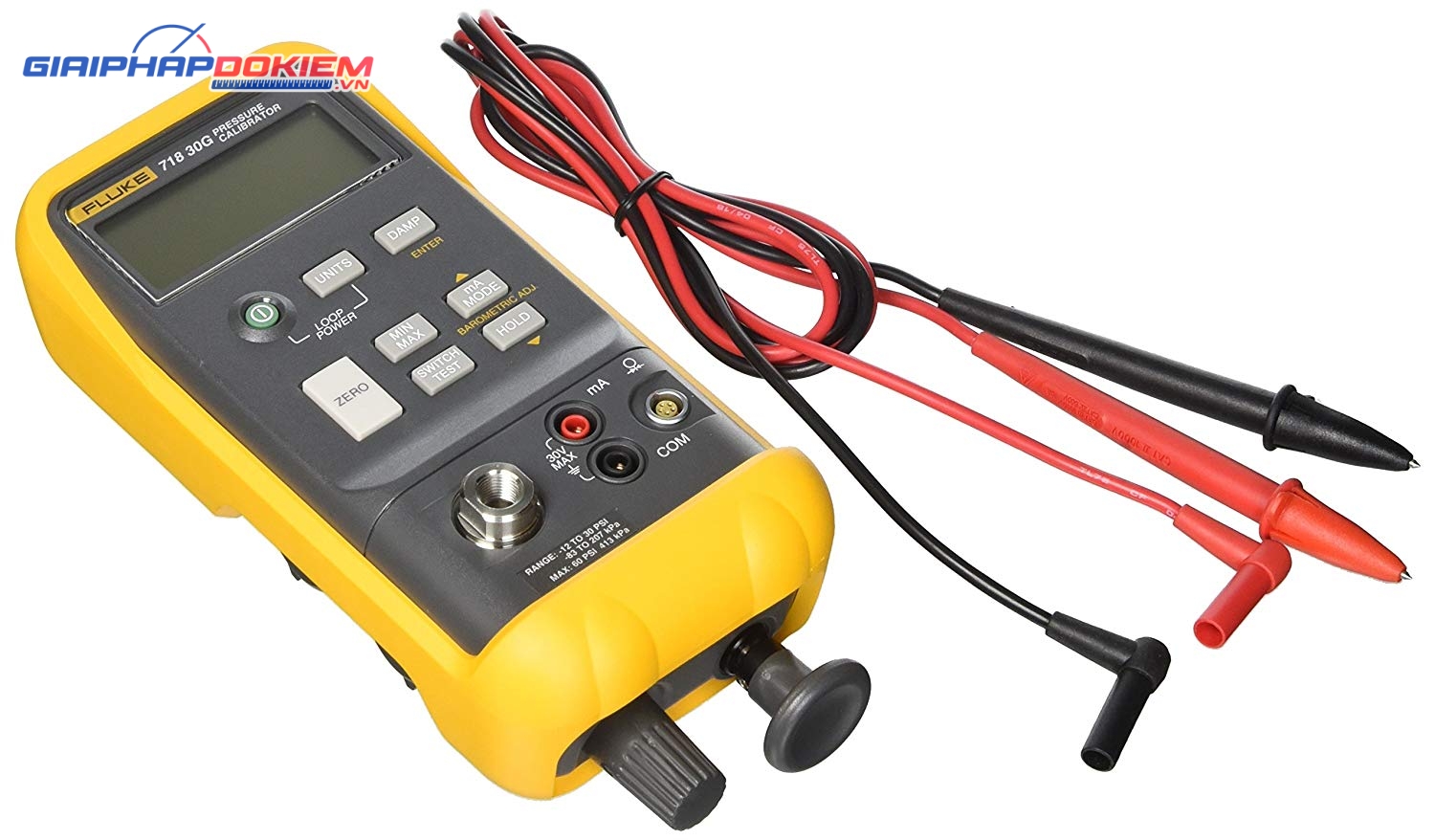 Máy hiệu chuẩn áp suất Fluke 718 30G (30psi, 2bar, 206.84 kpa, bơm tay) 8 Máy hiệu chuẩn áp suất Fluke 718 30G (30psi, 2bar, 206.84 kpa, bơm tay) - Ảnh 3