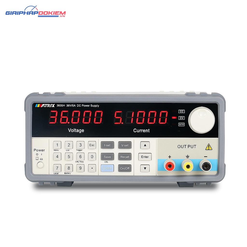 Nguồn lập trình một chiều (DC) Matrix MPS-3603H (36V-3A) 3 Nguồn lập trình một chiều (DC) Matrix MPS-3603H (36V-3A)