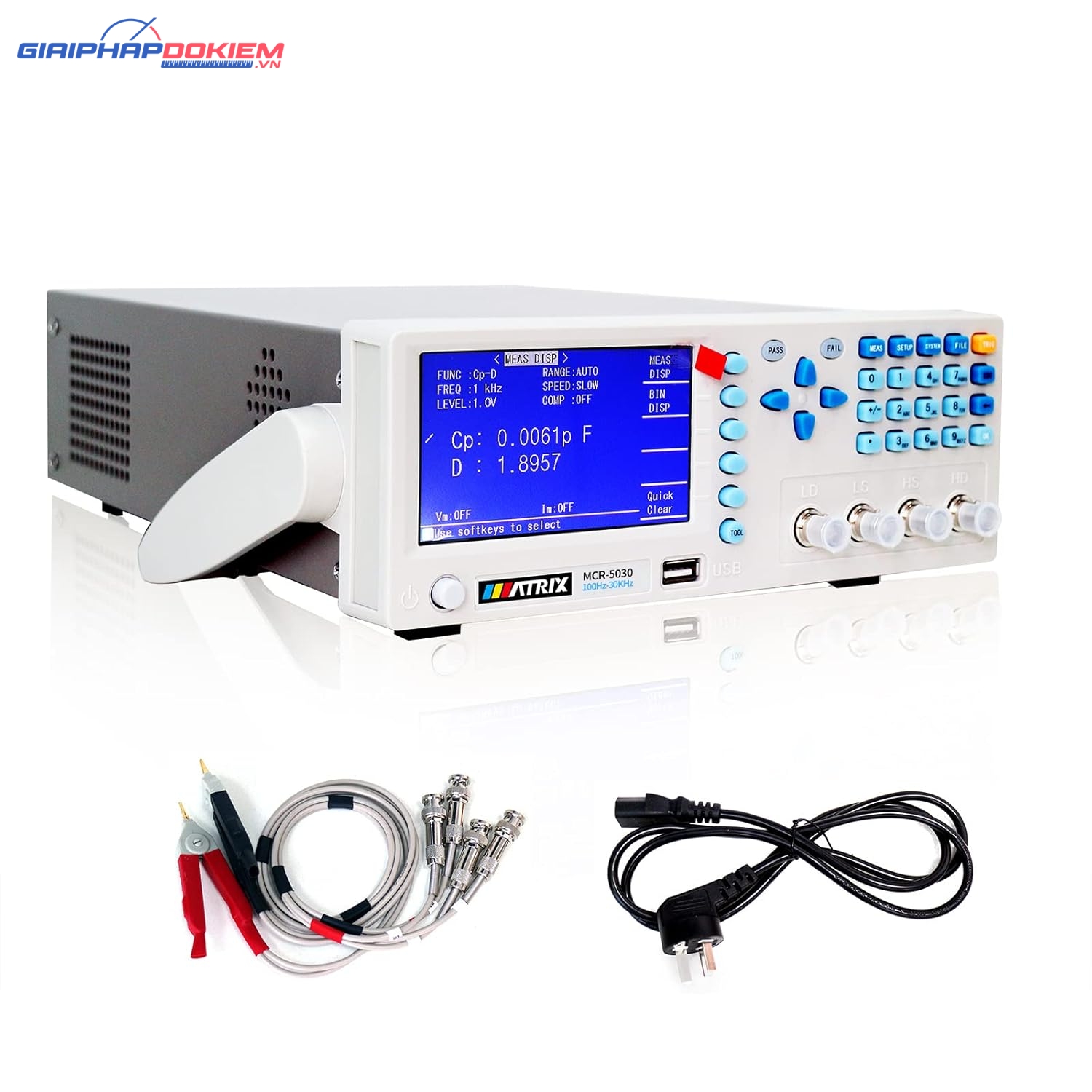 Máy đo LCR độ chính xác cao Matrix MCR-5030 10 Máy đo LCR độ chính xác cao Matrix MCR-5030 - Ảnh 3