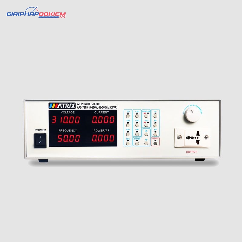 Nguồn lập trình xoay chiều một pha Matrix APS-7105 4 Nguồn lập trình xoay chiều một pha Matrix APS-7105