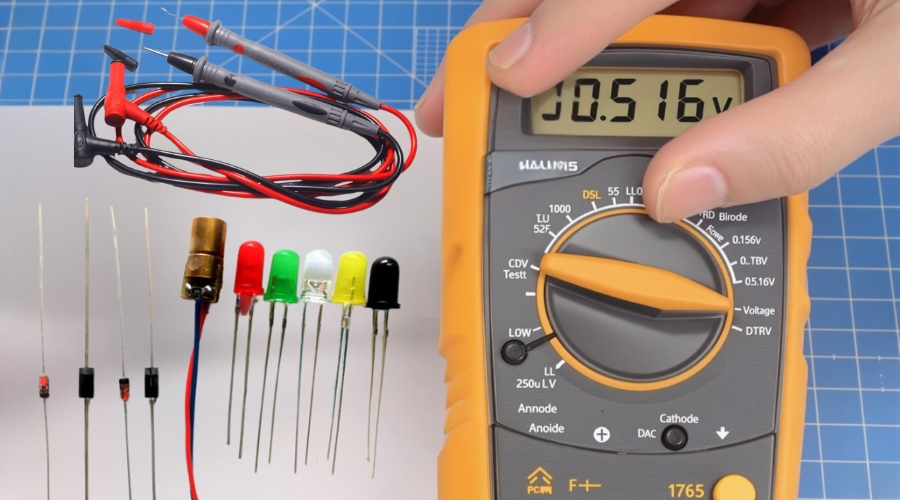 Cách Đo Diode Bằng Đồng Hồ Điện Tử Nhanh Chóng, Chính Xác 19 Cách đo diode bằng đồng hồ điện tử