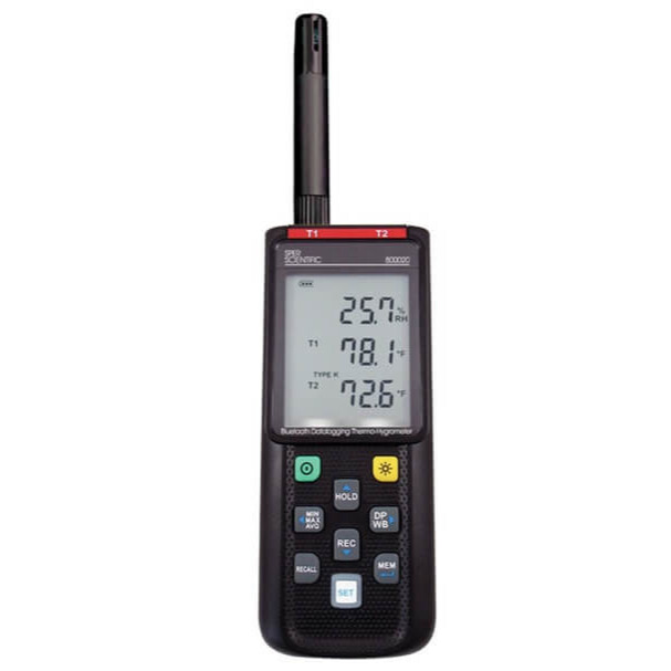 Máy đo nhiệt độ độ ẩm Sper Scientific 800020 5 Máy đo nhiệt độ độ ẩm Sper Scientific 800020