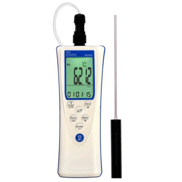 Máy đo nhiệt độ Sper Scientific 800042 5 Máy đo nhiệt độ Sper Scientific 800042