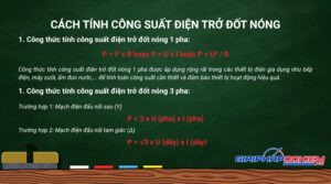 Cách Tính Công Suất Điện Trở Đốt Nóng Chính Xác, Dễ Hiểu 1 Cách tính công suất điện trở đốt nóng