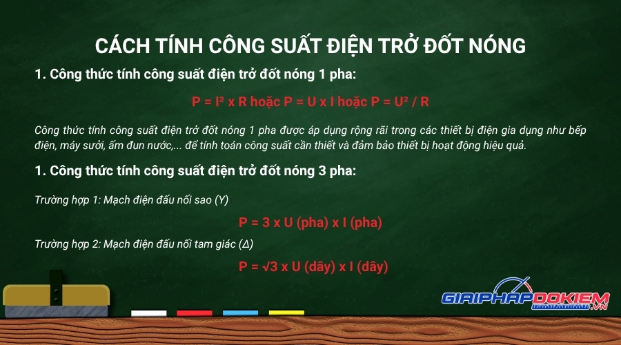 Cách Tính Công Suất Điện Trở Đốt Nóng Chính Xác, Dễ Hiểu 8 Cách tính công suất điện trở đốt nóng