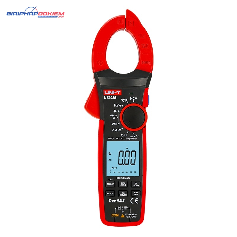 Ampe kìm UNI-T UT208B (AC/DC 1000A,True RMS) 11 Ampe kìm UNI-T UT208B (AC/DC 1000A,True RMS)