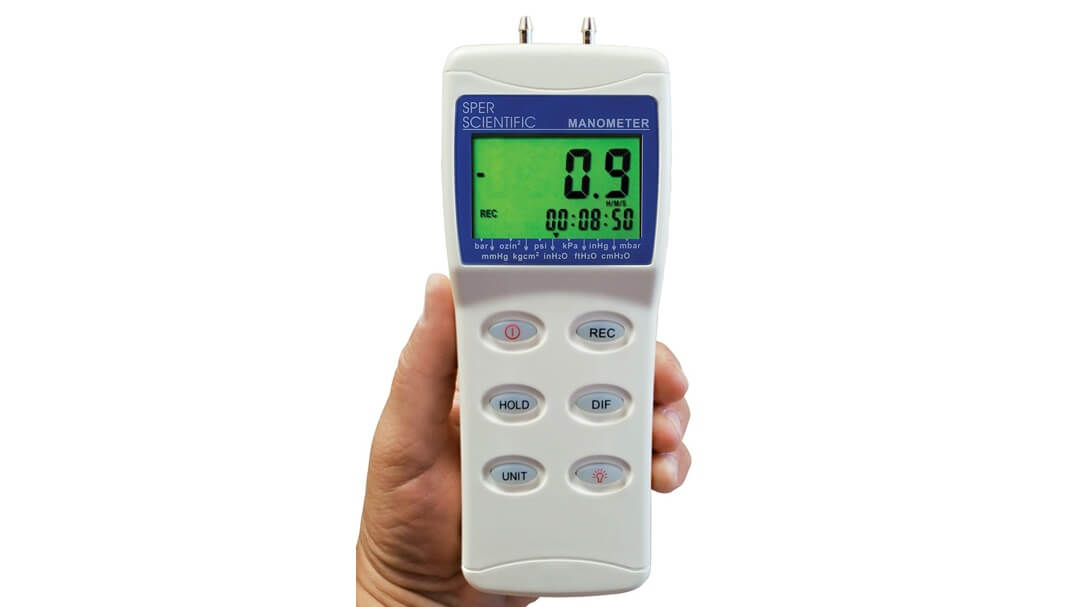 Máy đo áp suất Sper Scientific 840081 7 Máy đo áp suất Sper Scientific 840081 - Ảnh 2