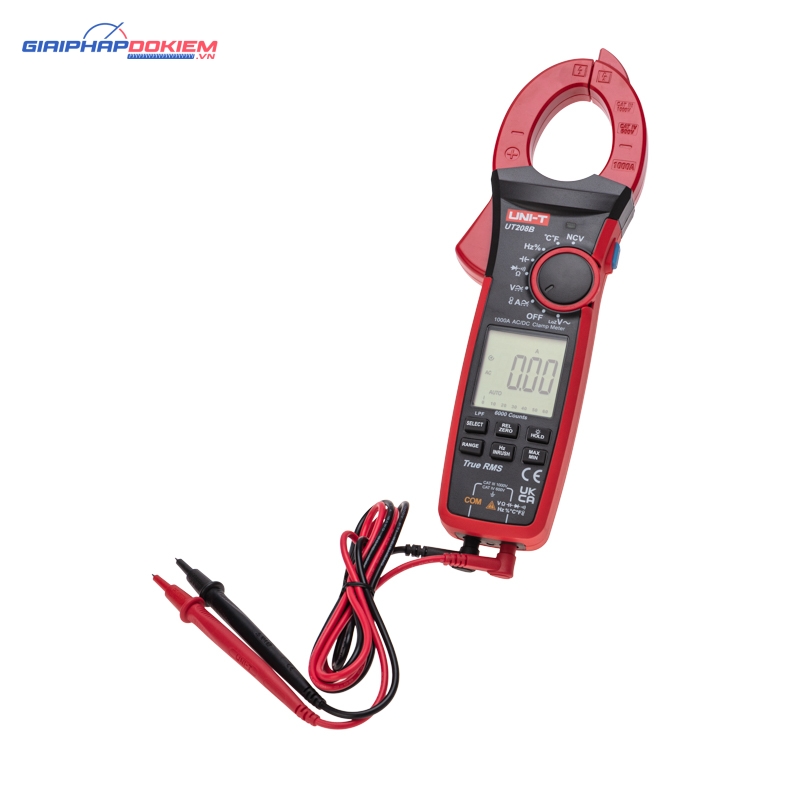 Ampe kìm UNI-T UT208B (AC/DC 1000A,True RMS) 19 Ampe kìm UNI-T UT208B (AC/DC 1000A,True RMS) - Ảnh 9