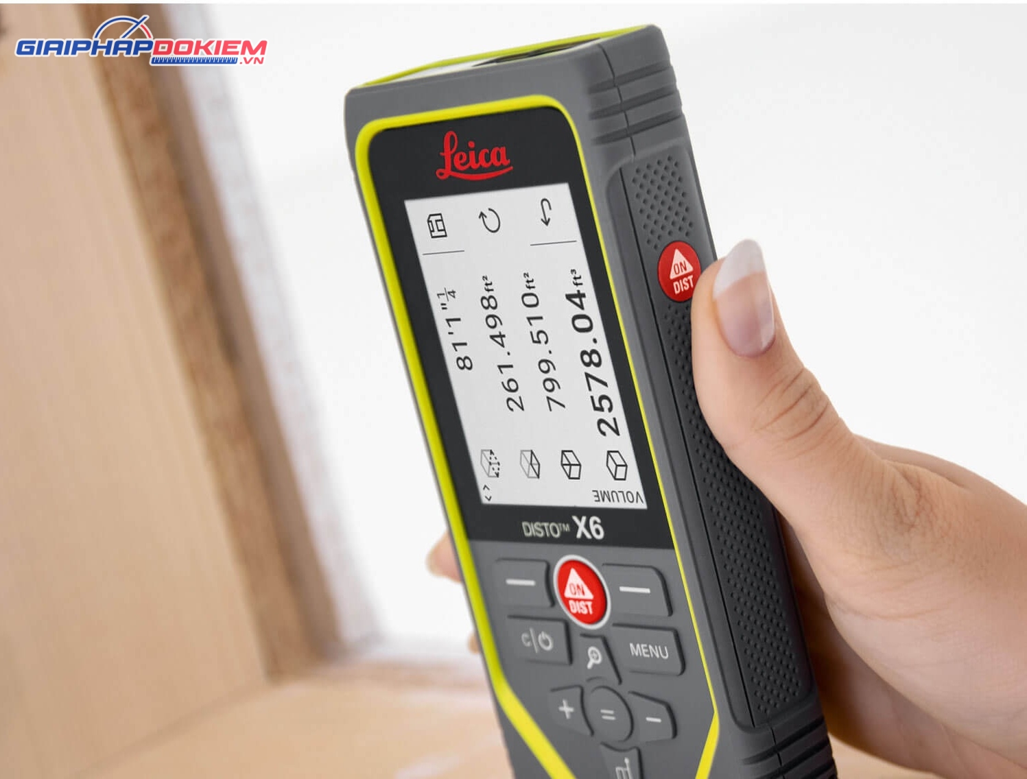 Máy đo khoảng cách laser Leica DISTO X6 250m 8 Máy đo khoảng cách laser Leica DISTO X6 250m - Ảnh 3
