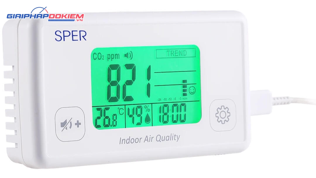 Máy đo độ ẩm và nhiệt độ Sper Scientific 800052 7 Máy đo độ ẩm và nhiệt độ Sper Scientific 800052 - Ảnh 3