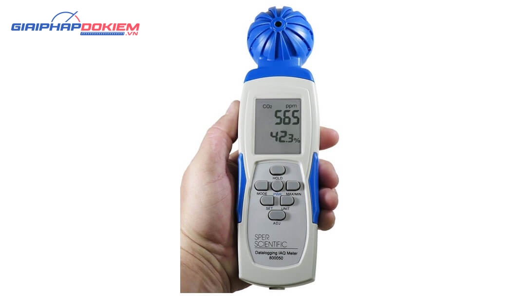 Máy đo nồng độ CO2 nhiệt độ và độ ẩm Sper Scientific 800050 9 Máy đo nồng độ CO2 nhiệt độ và độ ẩm Sper Scientific 800050 - Ảnh 4