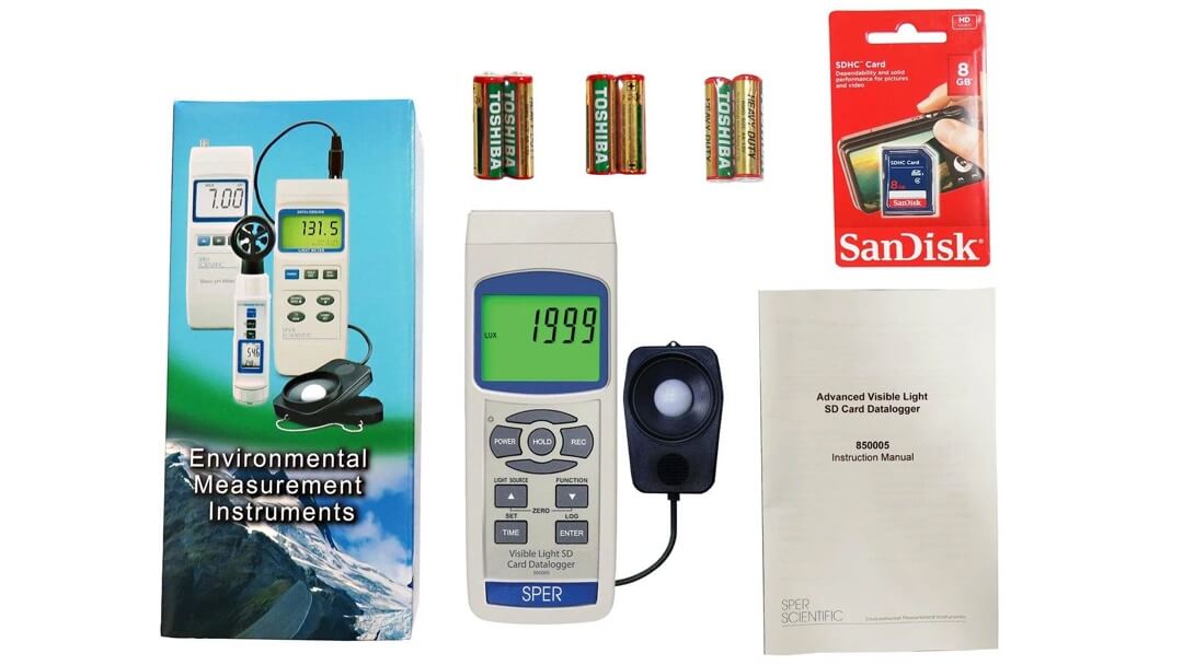 Máy đo độ sáng Sper Scientific 850005 6 Máy đo độ sáng Sper Scientific 850005 - Ảnh 2
