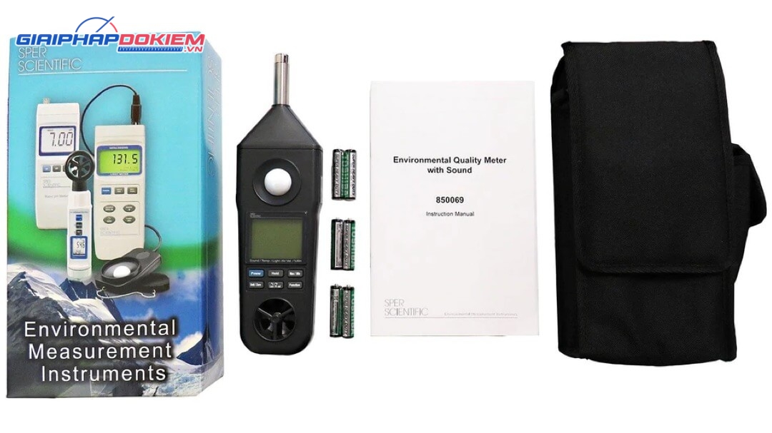Máy đo môi trường đa năng Sper Scientific 850069 7 Máy đo môi trường đa năng Sper Scientific 850069 - Ảnh 2