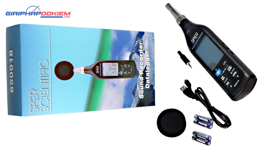 Máy đo âm thanh Sper Scientific 850018 7 Máy đo âm thanh Sper Scientific 850018 - Ảnh 2