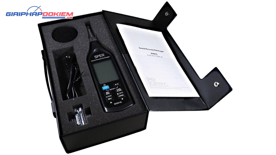 Máy đo âm thanh Sper Scientific 850018 8 Máy đo âm thanh Sper Scientific 850018 - Ảnh 3