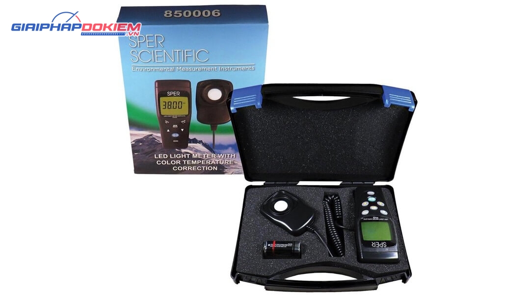 Máy đo độ sáng Sper Scientific 850006 7 Máy đo độ sáng Sper Scientific 850006 - Ảnh 3