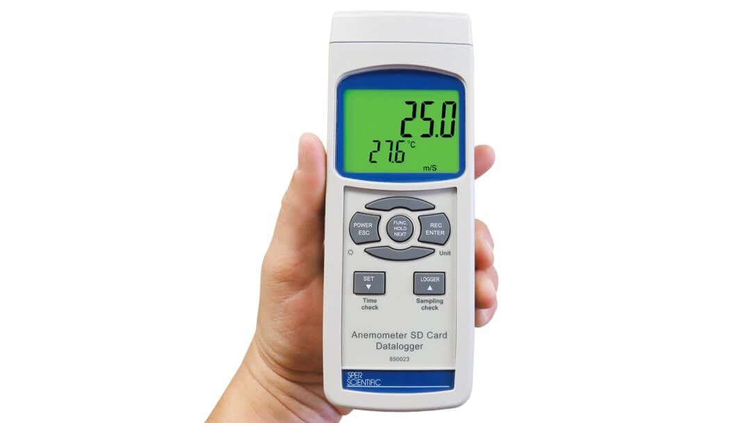 Máy đo gió Sper Scientific 850023 7 Máy đo gió Sper Scientific 850023 - Ảnh 3