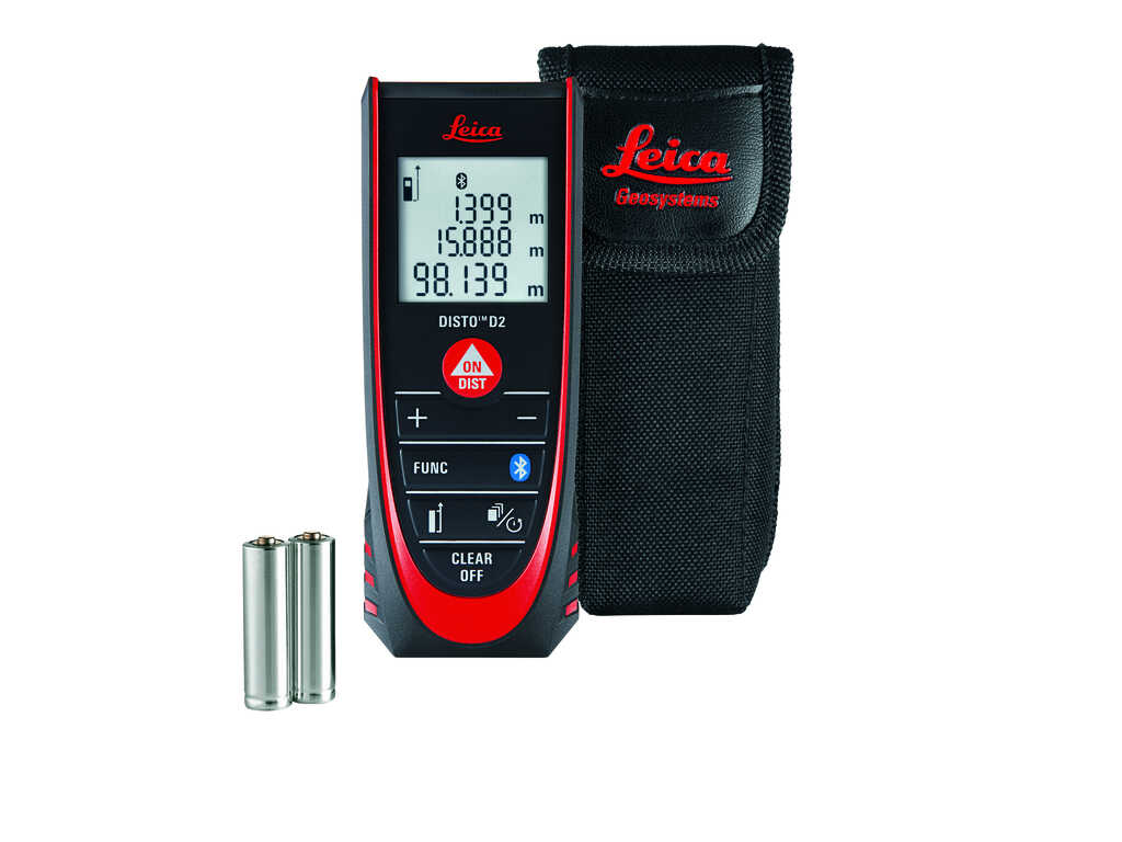 Máy đo khoảng cách laser Leica DISTO D2 New 100m Kết nối Bluetooth 10 Máy đo khoảng cách laser Leica DISTO D2 New 100m Kết nối Bluetooth - Ảnh 5